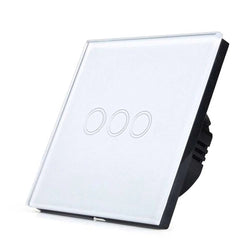 ENERJ Smart 3 Gang Touch Switch, White - SHA5314