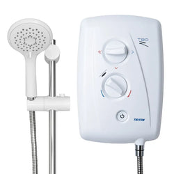 Triton T80Z Fast-Fit Electric Shower - 10.5kW (White/Chrome) - SP8001ZFF