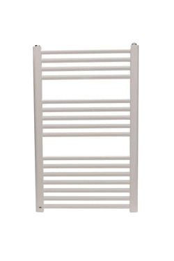 ATC 300W Pacific Heated Towel Radiators - White - Fixed Thermostat - TRW800-500-ELE300