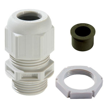 Wiska SPRINT GLP20 and RDE Cable Gland with reduction sealing insert and locknut White - 10100637  (10 Pack)