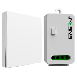 ENERJ 1 Gang Wireless Kinetic Switch & Dimmable WiFi Receiver Bundle Kit - WS1061X