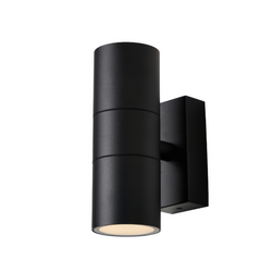 Forum Leto Wall GU10 Up/Downlight IP44 - Black - ZN-20941-BLK