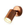 Forum Leto Adjustable Single GU10 Spotlight IP44 - Copper - ZN-26536-COP