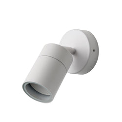 Forum Leto Adjustable Single GU10 Spotlight IP44 - White - ZN-26536-WHT