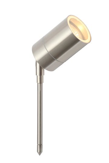 Forum Leto Dual Mount GU10 Ground/ Garden Spike Light IP65 - Stainless Steel - ZN-29180-SST