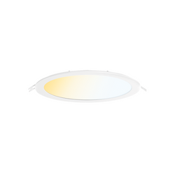 Aurora Slim-Fit 9W IP44 Colour Switchable Round Low Profile Commercial Downlight - AU-PL09CS