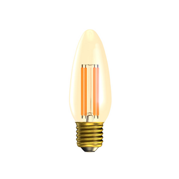 Bell 3.3W LED Vintage Amber Candle - ES - 2200K - BL60810