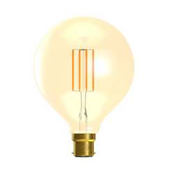 Bell 4W LED Vintage 125mm Globe - BC, Amber, 2000K - BL01436