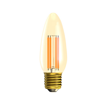 Bell 4W LED Vintage Candle Dimmable - ES, Amber, 2000K - BL01453