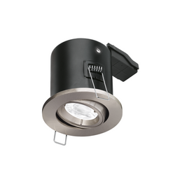 Aurora EFD 240V GU10 Downlight - Polished Chrome - EN-FD102PC