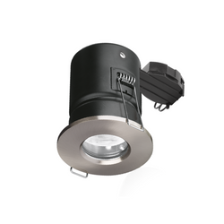 Aurora EFD 240V IP65 GU10 Downlight - Satin Nickel - EN-FD103SN