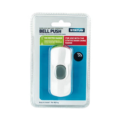 Status Bell Push White - SDBP1PK10