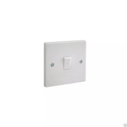 BG 900 Series 10A 10AX 1 Gang Intermediate Light Switch - White  - 913W