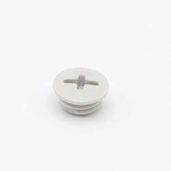 Wiska SPRINT EVSG M12 Plastic Metric Threaded Stop End Light Grey - 10060624