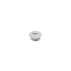 Wiska SPRINT EVSG M16 Plastic Metric Threaded Stop End Light Grey - 10060625