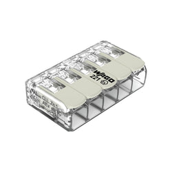 Wago 6mm² EX Compact Connector 5-Conductors with Operating Levers - 221-685