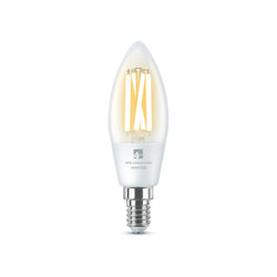 4lite 4.9W Wiz Connected C37 E14 Filament Bulb Clear - 4L1-8007