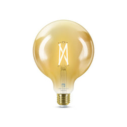 4lite 7W WiZ Connected G125 E27 Filament Bulb Amber Wi-Fi BLE - 4L1-8047