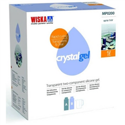 Wiska CrystalGel 2 x 0.5l Transparent Crystal Insulating Gel & 2 Components Silicone Gel - MP0100C