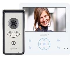 ESP Aperta Video Door Entry Kit (White Gui Monitor) - APKITG