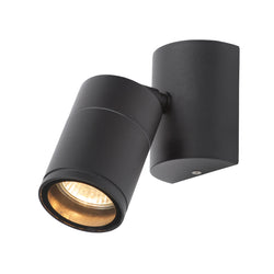 Forum Lighting Islay 1 Light Adjustable Spotlight Wall Light - Black - CZ-29321-BLK