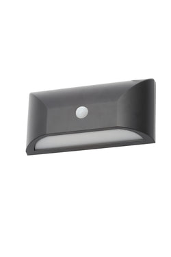 Forum Poole 3W Brick Light 4000K with PIR - Black - CZ-31747-BLK