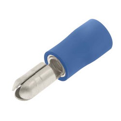 UniCrimp Blue Male Auto Bullet Terminal 4mm (Pack of 100) - QBAB4M