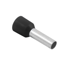 UniCrimp Bootlace Ferrule 1.5mm Black French (Pack of 100) - QBFR15