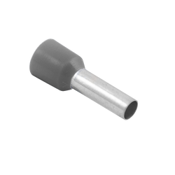 UniCrimp Bootlace Ferrule 2.5mm Grey French (Pack of 100) - QBFR25