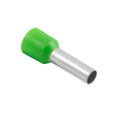 UniCrimp Bootlace Ferrule 6mm Green French (Pack of 100) - QBFR6