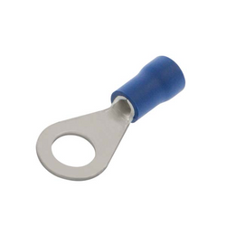 UniCrimp Q-Crimp 10mm Hole Ring Pre-Insulated Terminals - Blue (Pack of 100) - QBR10