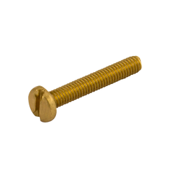 UniCrimp M4 X 12mm Pozi Panhead Brass Machine Screws (Pack of 100) - QMS4-12B