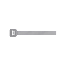 UniCrimp Q-Crimp 300mm X 4.8mm Nylon Cable Tie - Silver (Pack of 100) - QTS300S