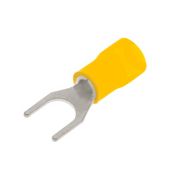 UniCrimp Q-Crimp 3.5mm Narrow Fork Terminal - Yellow (Pack of 100) - QYF3N