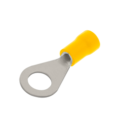 UniCrimp Yellow Ring Terminal 6mm Hole (Pack of 100) - QYR6