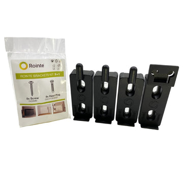 Rointe Radiator Mounting Kit 12-15 Elements Black - RSIRB02