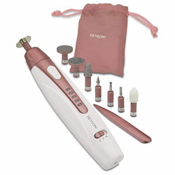 Revlon Travel Chic Manicure Set with 9 Attachments & Carry Case Pink - RVSP3527UK2