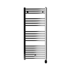 Rointe Elba 300W Electric Towel Rail 1215mm with Oval Control - Chrome - TELVI50C112