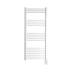 Rointe Elba 500W Electric Towel Rail 1215mm with Oval Control - White - TELVI50B112