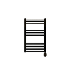 Rointe Elba 300W Electric Towel Rail 865mm with Oval Control - Black - TELVI50N077