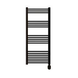 Rointe Elba 500W Electric Towel Rail 1215mm with Oval Control - Black - TELVI50N112