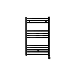 Rointe Elba 300W Wi-Fi Oval Electric Towel Rail 865mm Black - TELWI50N077