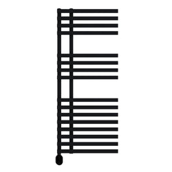 Rointe Venezia 500W Oval Electric Towel Rail 1295mm Graphite - TVEVI50N120