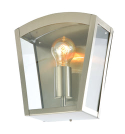 Forum Artemis Curve E27 Box Lantern - Stainless Steel - ZN-20945-SST