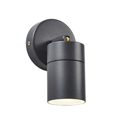 Forum Leto Adjustable Single GU10 Spotlight IP44 - Anthracite - ZN-26536-ANTH