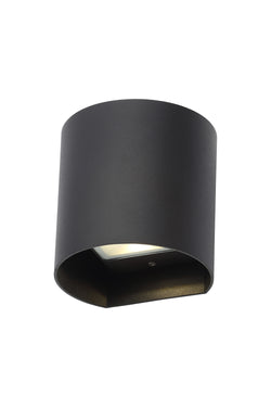 Forum Maui 8W Up/Down Wall Light 4000K - Black - ZN-29995-BLK