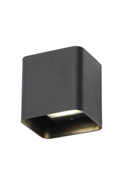 Forum Hana 6W Up/Down Wall Light 4000K - Black - ZN-29996-BLK