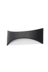 Forum Stroud 12W Up/Down LED Wall Light - Black - ZN-31767-BLK