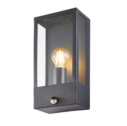 Forum Minerva Outdoor box Lantern with PIR IP44 - Anthracite - ZN-32070-ANTH