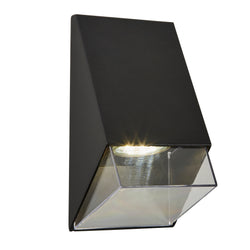 Forum Sens Angled GU10 Wall Light IP44 - Black - ZN-38631-BLK